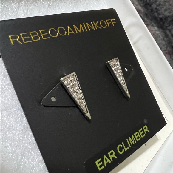 New Rebecca Minkoff ear climber earrings silver - Picture 2 of 4